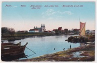 Poznań Port barki katedra 1915r. FELDPOST