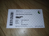 Używany bilet Legia Warszawa - AEK Larnaka Larnaca 14.08.2025