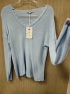 Sweterek błękitny, bluzeczka Livans Italy r. Uni !!!