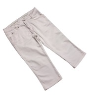 SPODENKI DAMSKIE JEANS 2/3 BIAŁE R.170__H&M