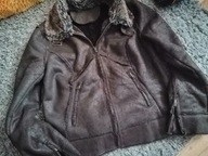 Brązowy kozuszek kurtka brąz roz42 jak nowy