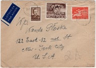 Fi481+Fi472+Fi449 na kopercie listu lotniczego, gwarancja Walocha