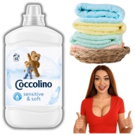 COCCOLINO SENSITIVE & SOFT 1700ML PŁYN DO PŁUKANIA TKANIN 68 PRAŃ DELIKATNY
