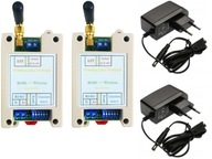 Nadajnik odbiornik RS485 433MHz 2 szt. + zasilacz +adapter