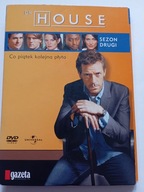 Dr House sezon drugi 7 płyt DVD brak trzeciej odcinki 1-24 1008 min. 2009 r