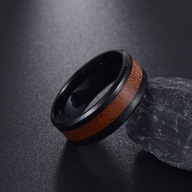 STALOWA OBRACZKA IMITACJA DREWNA W BLACK GUN 8MM R.29