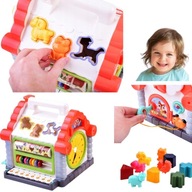 INTERAKTYWNY DOMEK SORTER HOLA PREZENT ZABAWKA ŚWIĘTA DLA DZIECI EDUKACYJNY