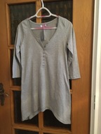 TUNIKA BLUZKA NOWA SZARA /S/ FLG BOKI DŁU METKA