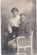 PRUSAK Z ŻONĄ ..... ODZNAKA ZA RANY