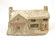 FIGURKA CERAMICZNA DOM NA WSI - DUŻY - 14X23X14 CM
