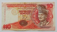Malezja 10 ringgit