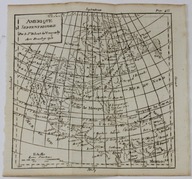 Amerique Ameryka Płn mapa Robert de Vaugondy 1750 r