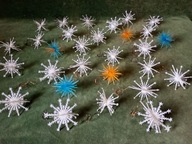 Stare bombki / zawieszki choinkowe z czasów PRL-u 29 sztuk