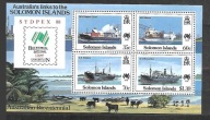 SOLOMON ISL. 200 lat kolonizacji Australii 1988 ** Mi B-25 (2009)