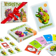 RYSOSTWORY KREATYWNA ZABAWA W RYSOWANIE GRA KARCIANA DLA DZIECI 4+ MUDUKO