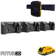 Uchwyt potrójny na akumulatory baterie DeWALT 18V XR z blokadą