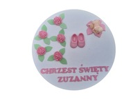 Dekoracje na tort, chrzest, roczek, dzidziuś