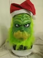 Maska na święta Grinch