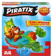 PIRATIX SHARK TREASURE SEA SPEEDERS BOX 12 Sztuk