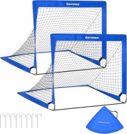 2x BRAMKA PIŁKARSKA DO PIŁKI NOŻNEJ DLA DZIECI PIŁKA NOŻNA KOŁKI PRZENOŚNA