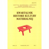 Kwartalnik Historii Kultury Materialnej MEBLE