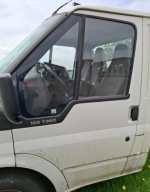 DRZWI LEWY PRZÓD PRZEDNIE LEWE FORD TRANSIT MK6 00-06r białe