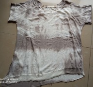 Bluzka włoska ombre cekiny 122 cm biust fango