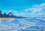 BAŁTYK akwarela format A4