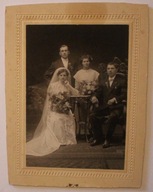 STARE CIEKAWE ZDJĘCIE NA GRUBEJ TEKTURZE