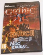 Gothic 1 + 2 + Noc Kruka PL pierwsze wydanie SAGI PC gothic I-II