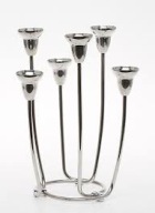 GEORG JENSEN KANDELABR ŚWIECZNIK SWING DANISH DESIGN 6 świec VINTAGE UNIKAT