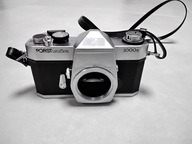 Stary aparat fotograficzny Porst uniflex 1000s z futerałem