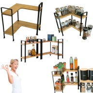 REGAŁ NA BLAT KUCHENNY PÓŁKA STOJAK NAROŻNA ORGANIZER PRZYPRAWY PRZYPRAWNIK