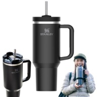 Kubek Termiczny Czarny Letni Termos Quencher H2.0 1,18 L Black Prezent