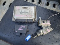 Vw Lupo 1.4 MPI komputer stacyjka kluczyk immo zestaw startowy 0261 207 203