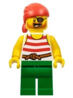 LEGO Pirates - Pirat - pi190 + broń