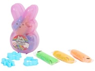 WIELKANOC Zestaw Kreatywny KRÓLICZEK ZAJĄCZEK CIASTOLINA 3 kol. +FOREMKI