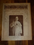 PRZEWODNIK KATOLICKI -PAPIEŻ PIUS XI (Achille Ratti)- 1929 ART-DECO, Kalisz