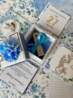 Exploding Box KOMUNIA dla chłopca | Personalizowany | Pamiątka