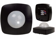 Czujnik ruchu na podczerwień sufitowy 10A 230V IP65 czarny DR-09B-IP65