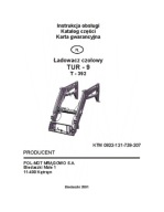 Warfama TUR - 9 - instrukcja obsługi, katalog części ładowacza czołowego