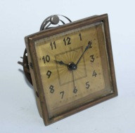Wkład do zegara kominkowego mosiężny kwadratowy 7x7 cm