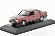 MERCEDES Benz 300D W124 red metallic 1991 1/43 MINICHAMPS 3209
