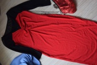 * SIMPLE * SUKIENKA CZERWONA Z SATECZKĄ_36