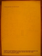 Istrukcja serwisowa gramofonów GWS 106 do 120