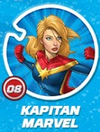 Shieldz Marvel Circle K Żetony nr 8 Nowe Kapitan