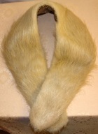 Kołnierz z nutrii jasnej - z czasów PRL-u