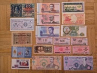 Zestaw banknotów 19 sztuk