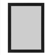 IKEA Fiskbo Ramka rama czarny 21x30 cm