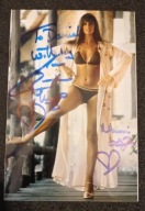 Autograf Caroline Munro, Szpieg, który mnie kochał, dedykacja dla Daniela